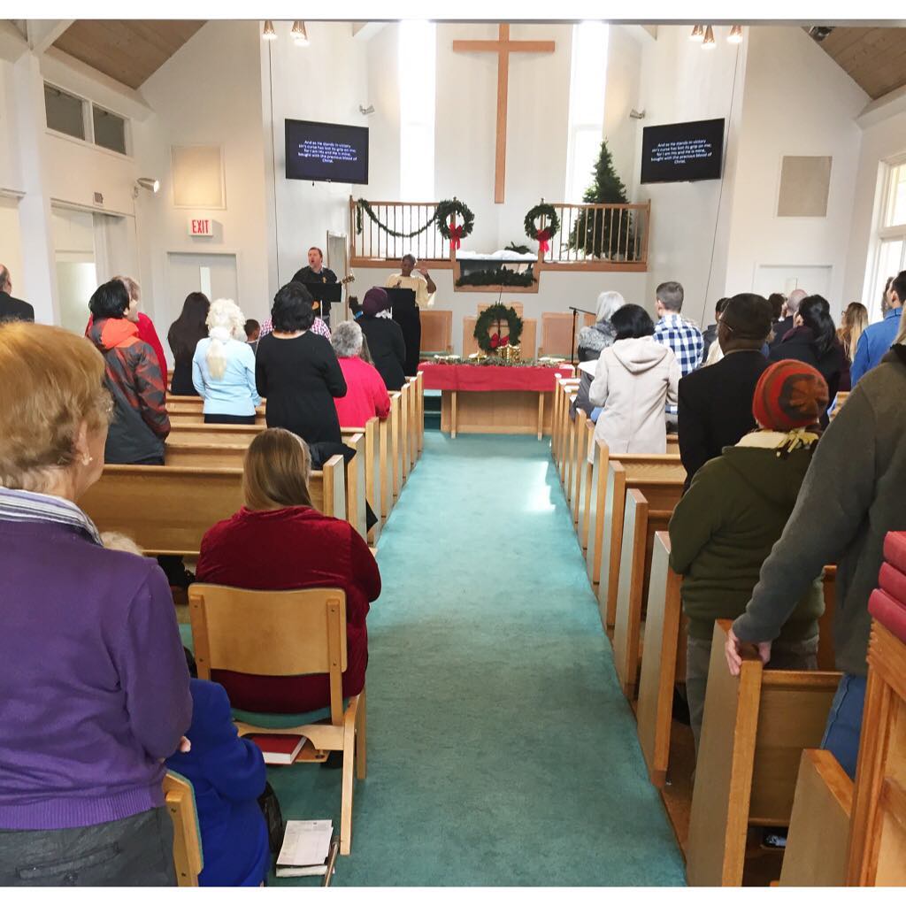 Christmas worship service at Greenbelt Baptist Church